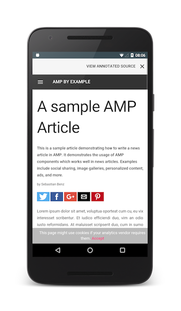 AMP - Accelerated Mobile Pages by google